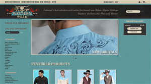 Web Design by karolin for VintageWesternWear.Com | Design: #3966479