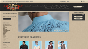 Web Design by karolin for VintageWesternWear.Com | Design: #3966483