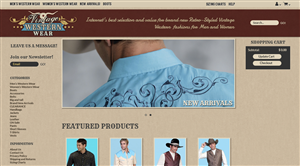 Web Design by karolin for VintageWesternWear.Com | Design: #3966484