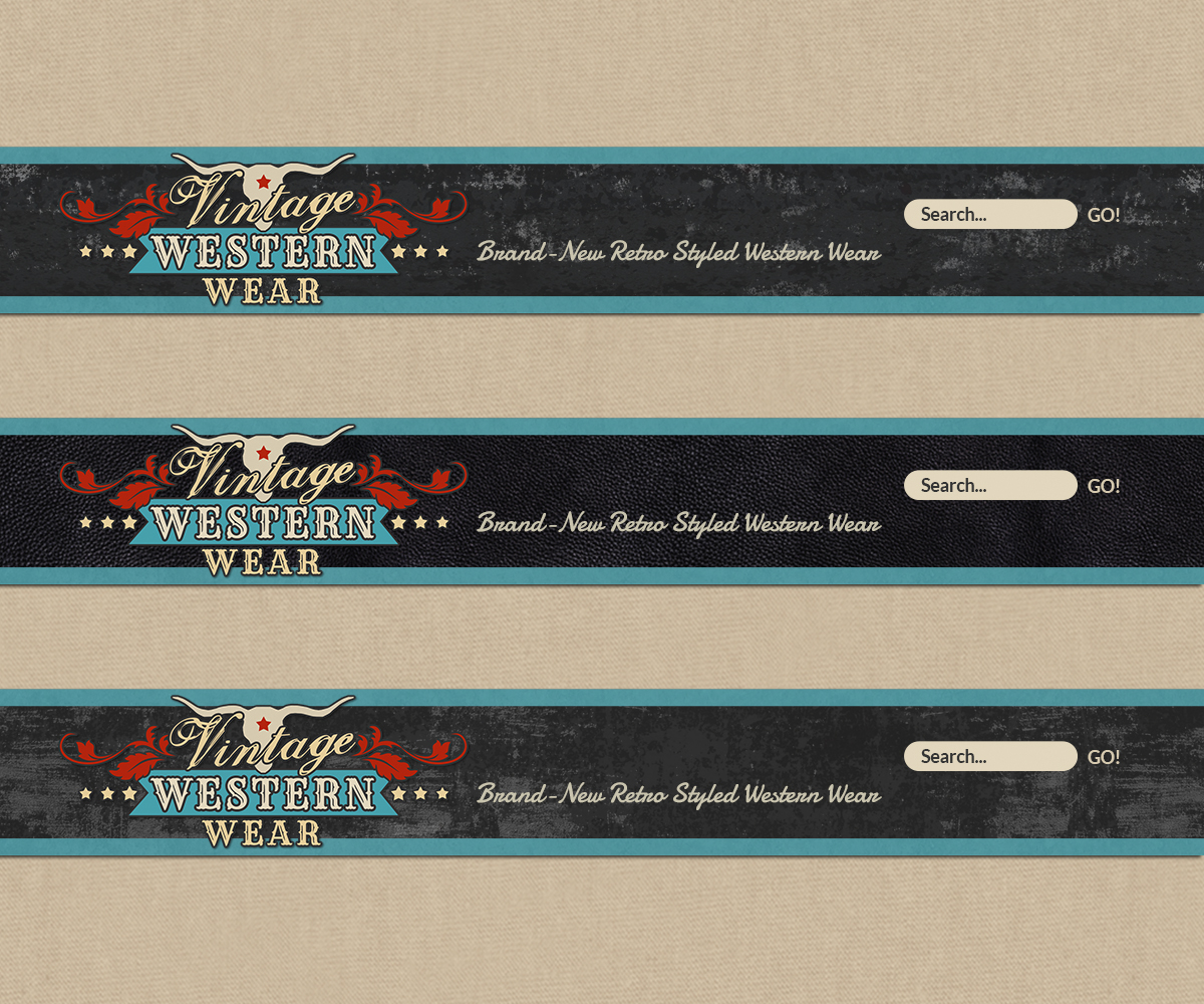 Web Design by karolin for VintageWesternWear.Com | Design #3978875