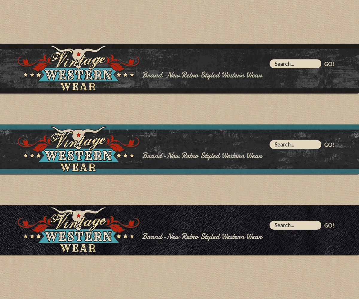 Web Design by karolin for VintageWesternWear.Com | Design #3978878