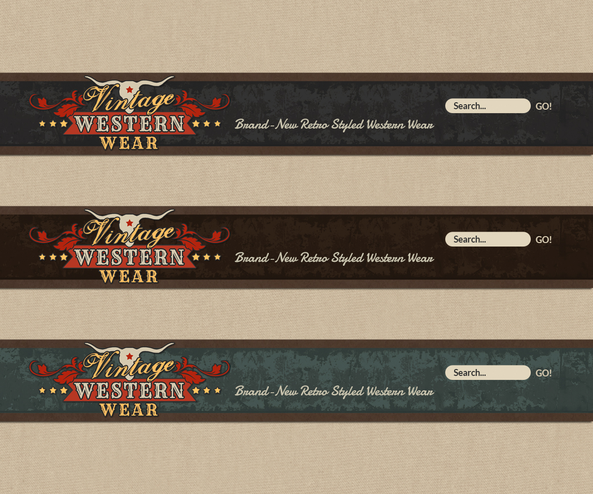 Web-Design von karolin für VintageWesternWear.Com | Design #3990731