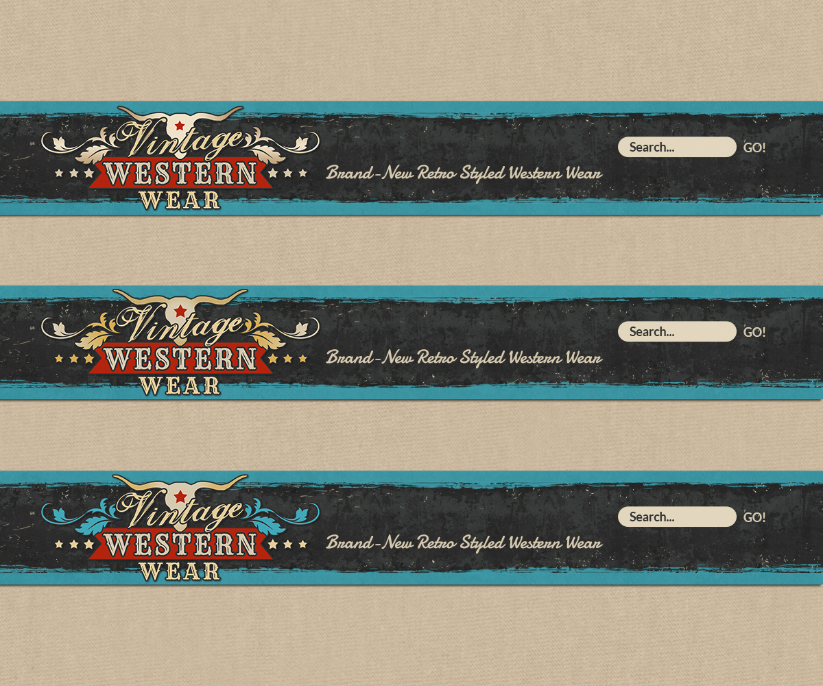 Web Design by karolin for VintageWesternWear.Com | Design #4012607