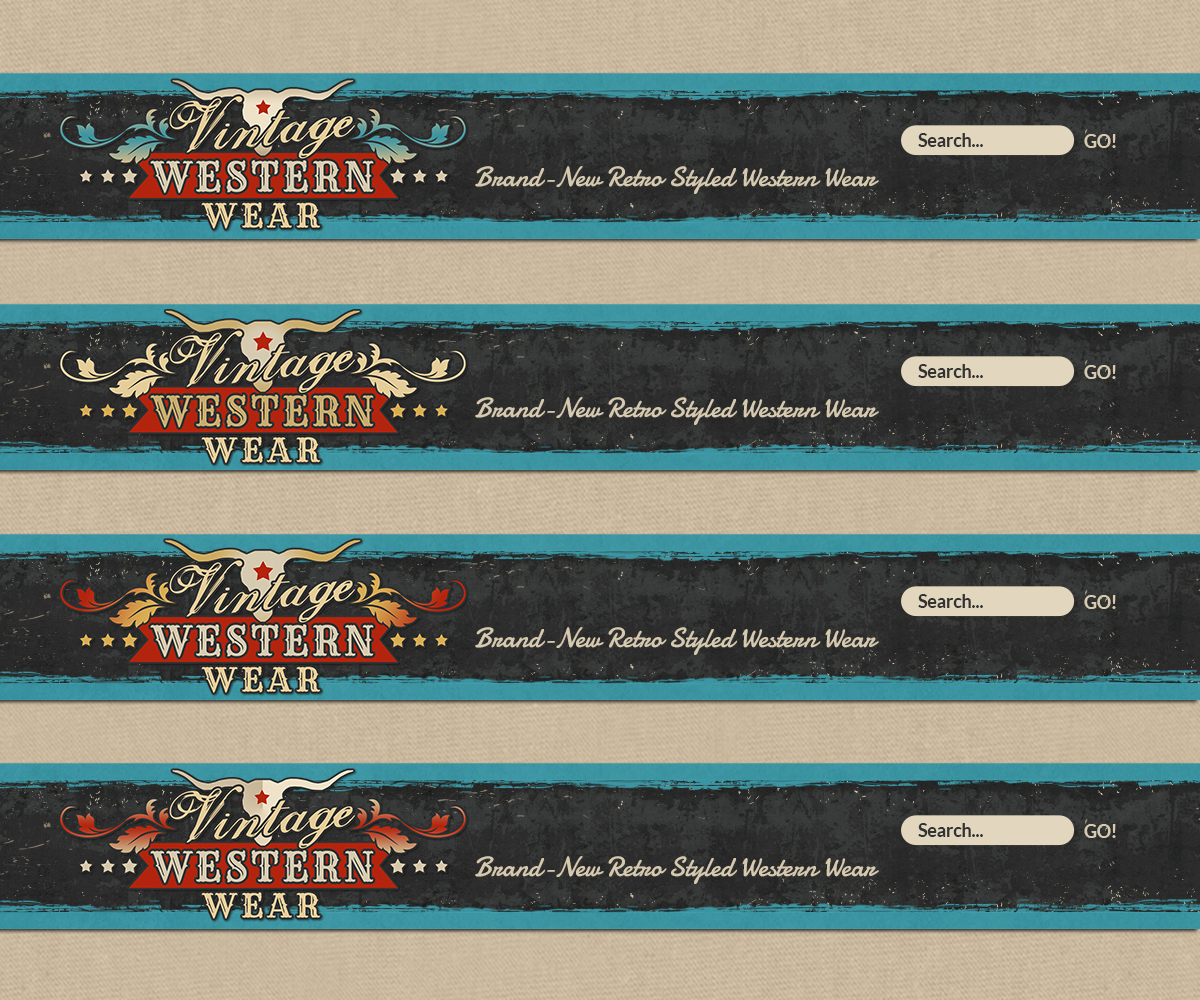 Web Design by karolin for VintageWesternWear.Com | Design #4012608