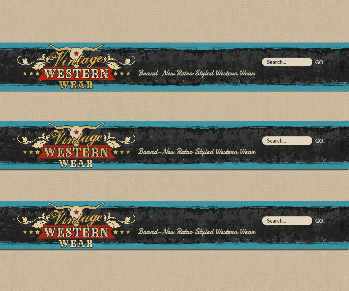 Web Design by karolin for VintageWesternWear.Com | Design #4012891
