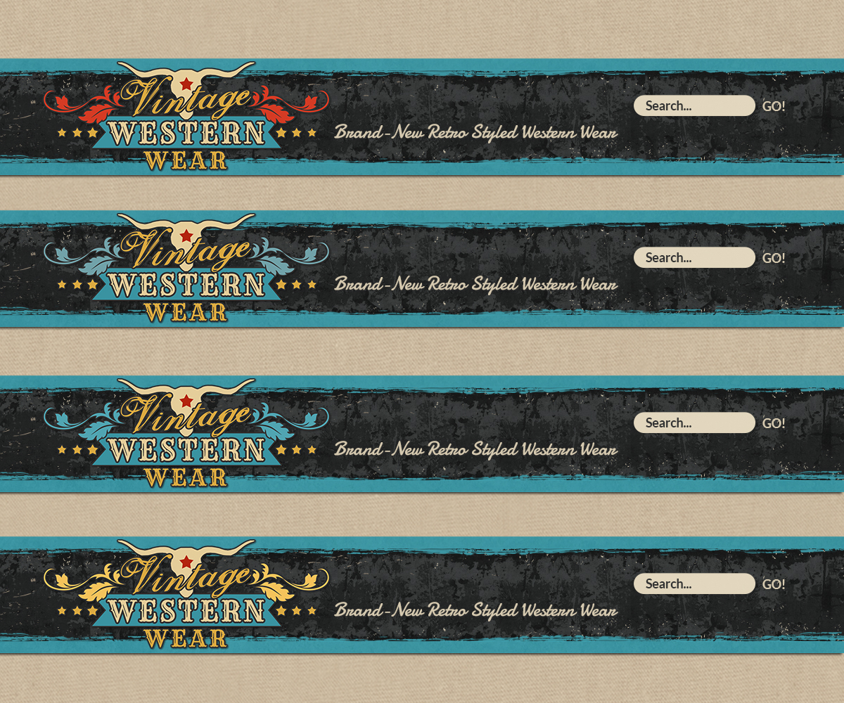 Web Design by karolin for VintageWesternWear.Com | Design #4050353
