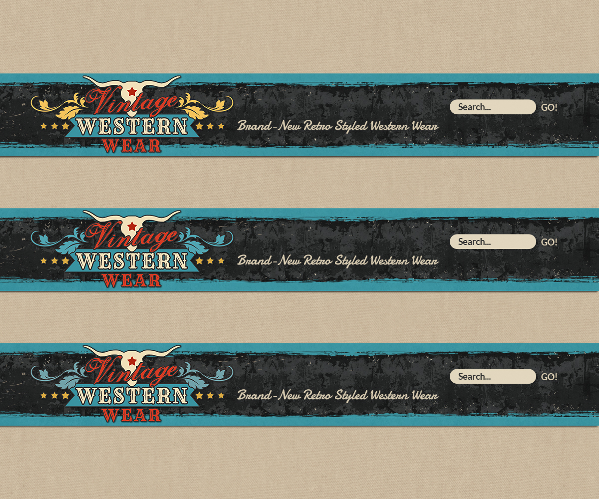 Web Design by karolin for VintageWesternWear.Com | Design #4052433
