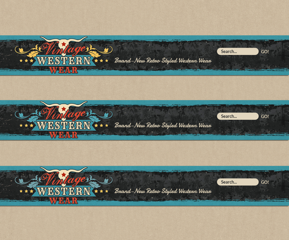 Web Design by karolin for VintageWesternWear.Com | Design #4052437