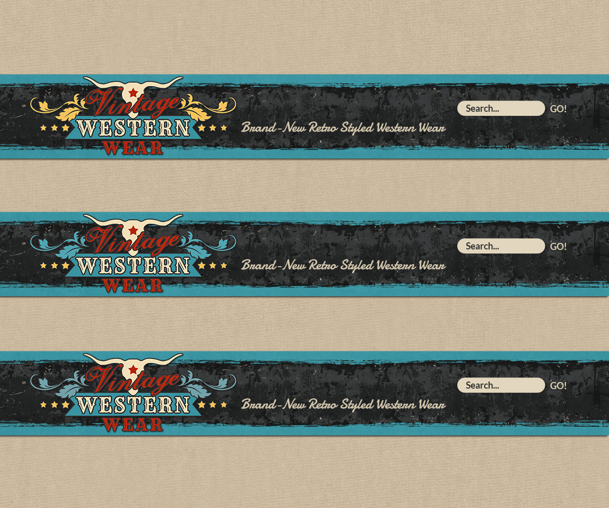 Web Design by karolin for VintageWesternWear.Com | Design #4057651