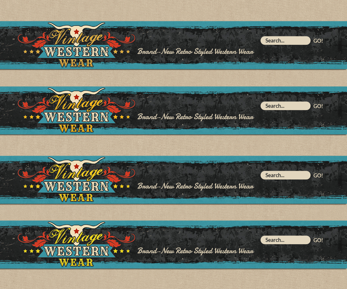 Web Design by karolin for VintageWesternWear.Com | Design #4057953