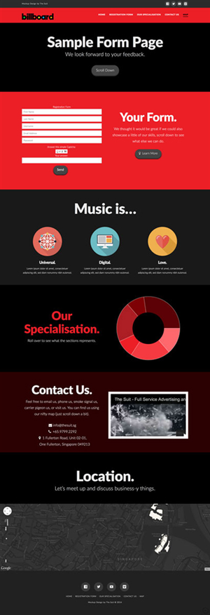 Web Design by The Suit Singapore for this project | Design: #3951852