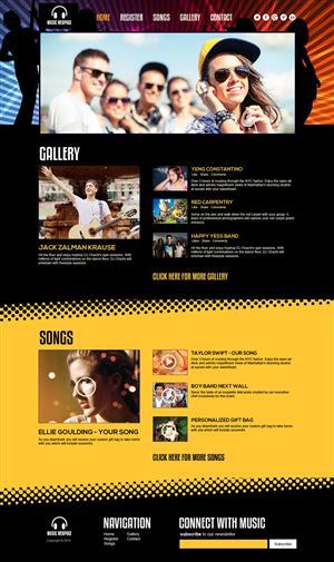 Music Web page | Web-Design von jeckx2