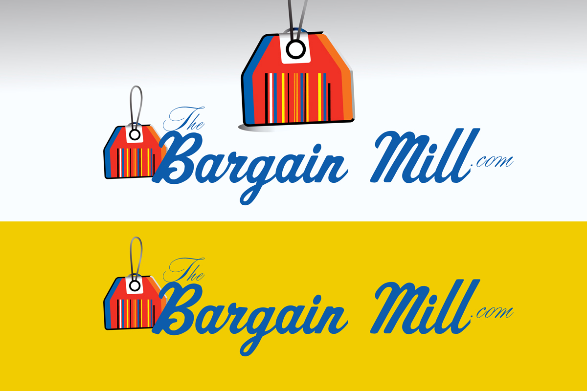 Signage Design by INGA DESIGN for The Bargain Mill .com | Design #3915462
