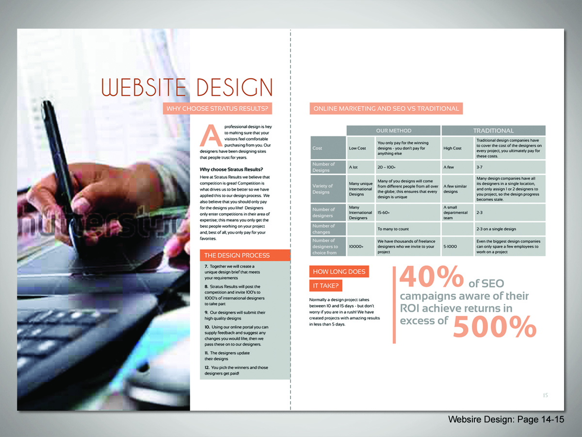 Brochure Design by Alison for SR-Design | Design #1085884