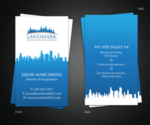 Real estate company needs a card that makes you say WOW! | Business Card Design by Pixeleas