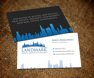 Real estate company needs a card that makes you say WOW! | Business Card Design by Sarah Haroon
