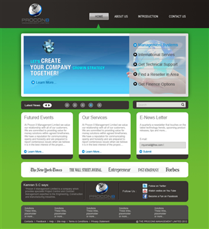 Web Design by K.R.K for this project | Design: #1074408