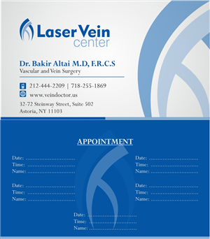 Visitenkarten-Design von hari krishn für NY Dr Altai Medical P.C. | Design: #3920951