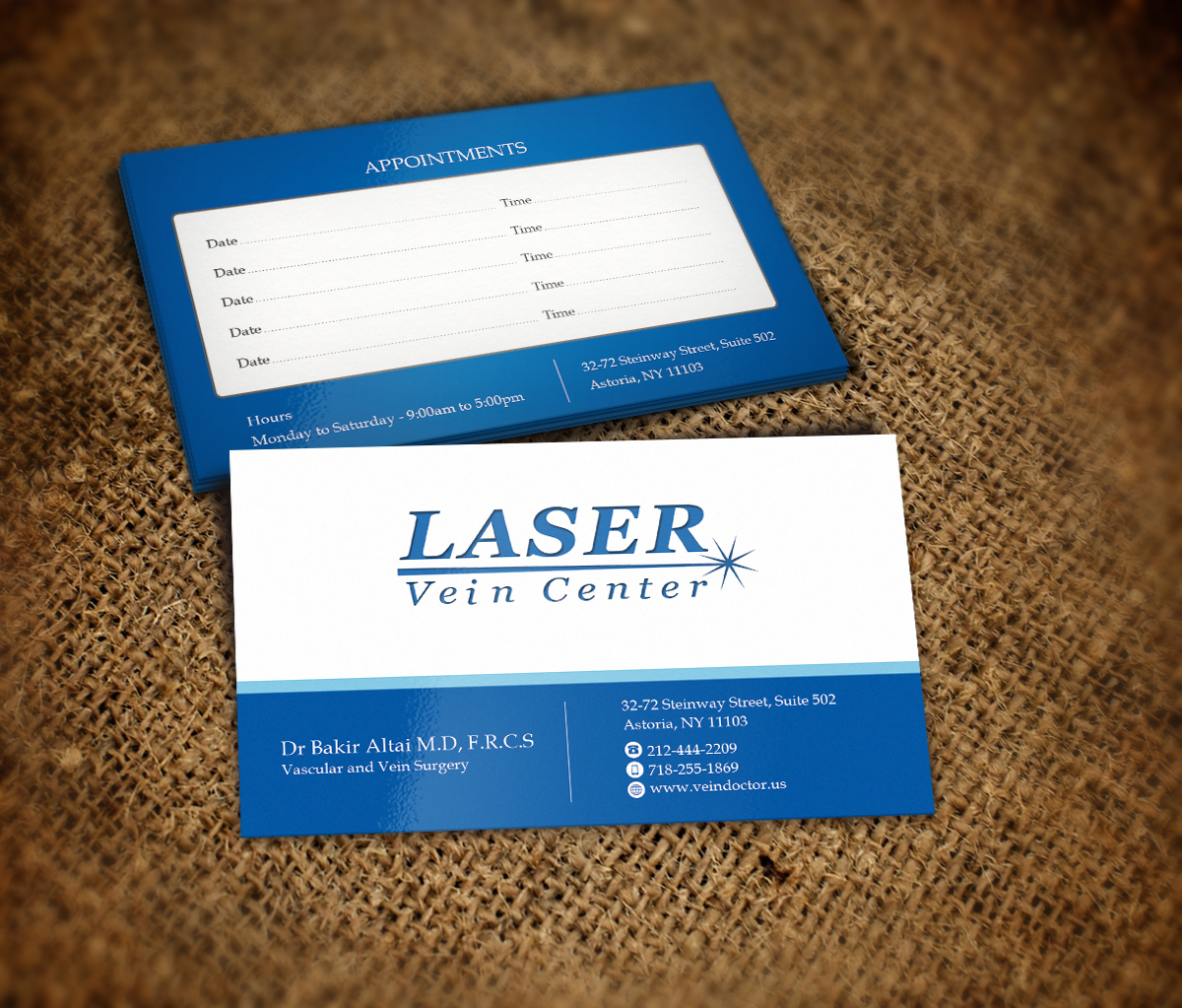 Business Card Design by Nelsur for NY Dr Altai Medical P.C. | Design #3920887