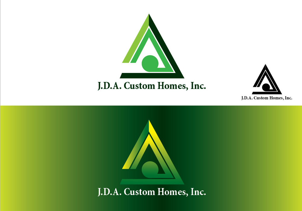 Logo Design by Mayank Patel for JDA Custom Homes, Inc. | Design #1061069
