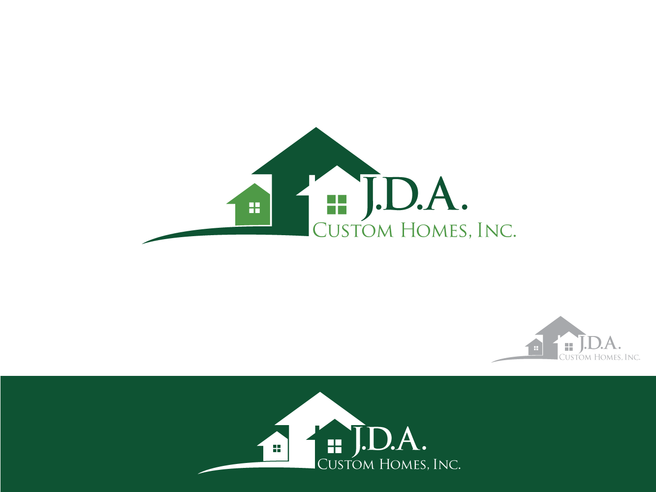 Diseño de Logo por Diniey Zafeerah para JDA Custom Homes, Inc. | Diseño #1068772