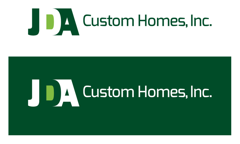 Logo Design by Innerworld Designs ltd. for JDA Custom Homes, Inc. | Design #1053934