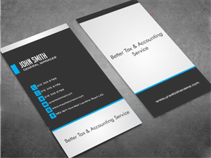 Design de Carte de Visite par AwsomeD pour BETTER TAX AND ACCOUNTING SERVICE | Design : #3915589