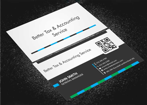 Design de Carte de Visite par AwsomeD pour BETTER TAX AND ACCOUNTING SERVICE | Design : #3915591