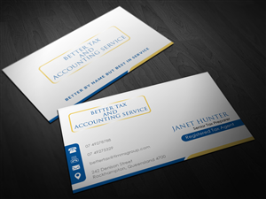 Business Card Design by Pointless Pixels India for BETTER TAX AND ACCOUNTING SERVICE | Design #3928939