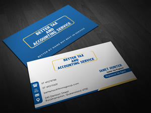 Design de Carte de Visite par Pointless Pixels India pour BETTER TAX AND ACCOUNTING SERVICE | Design : #3929906