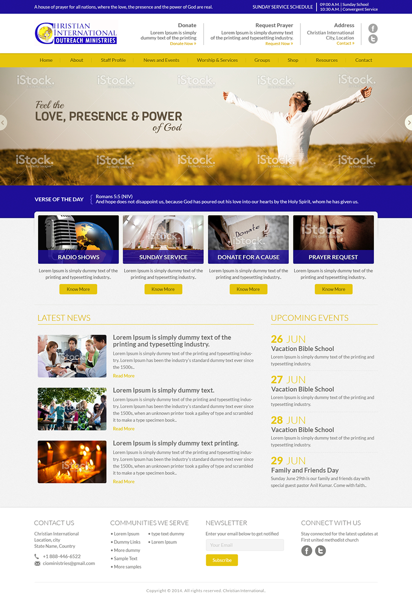 Web Design by Tebu Kurian for this project | Design #4002499