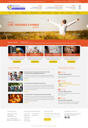 Web Design by Tebu Kurian for this project | Design: #4004119