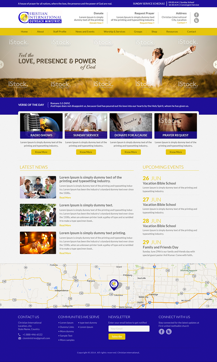 Web Design by Tebu Kurian for this project | Design #4014263