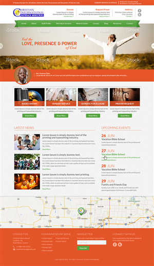 Web Design by Tebu Kurian for this project | Design: #4148134