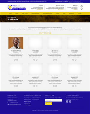 Web Design by Tebu Kurian for this project | Design: #4230631