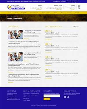 Web Design by Tebu Kurian for this project | Design: #4230644