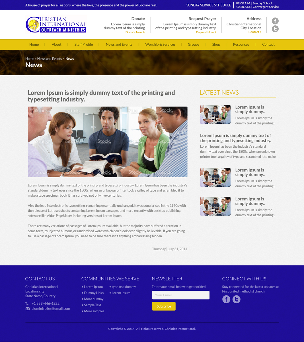 Web Design by Tebu Kurian for this project | Design #4230664