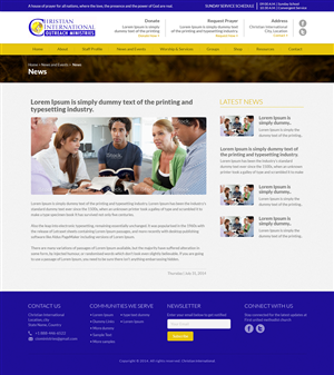 Web Design by Tebu Kurian for this project | Design: #4230664