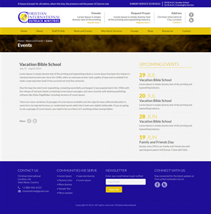 Web Design by Tebu Kurian for this project | Design: #4230679