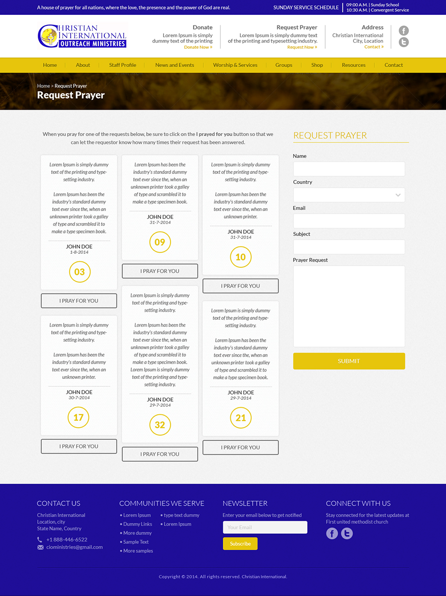 Web Design by Tebu Kurian for this project | Design #4231537