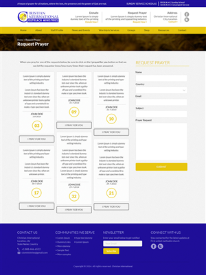 Web Design by Tebu Kurian for this project | Design: #4231537