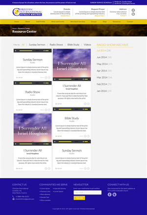 Web Design by Tebu Kurian for this project | Design: #4242585