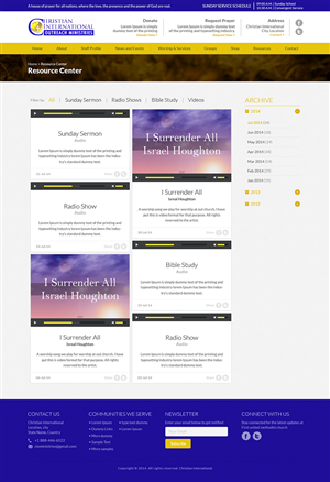 Web Design by Tebu Kurian for this project | Design: #4245346