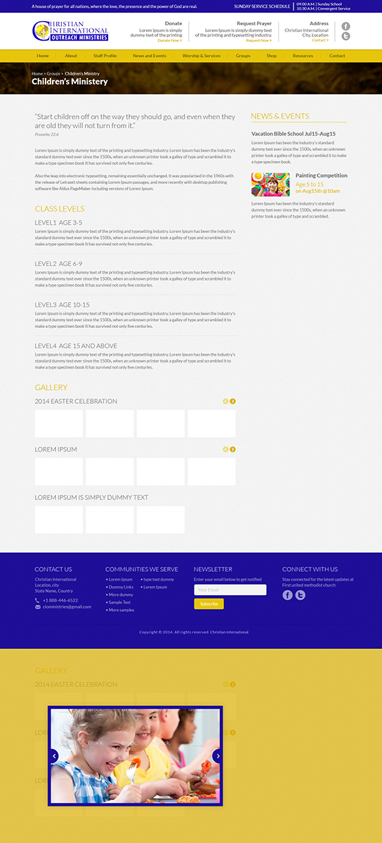 Web Design by Tebu Kurian for this project | Design #4246048