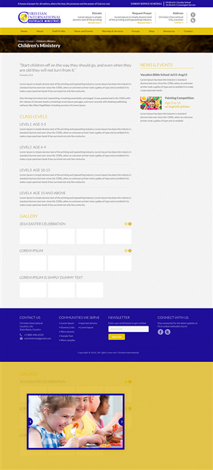 Web Design by Tebu Kurian for this project | Design: #4246048