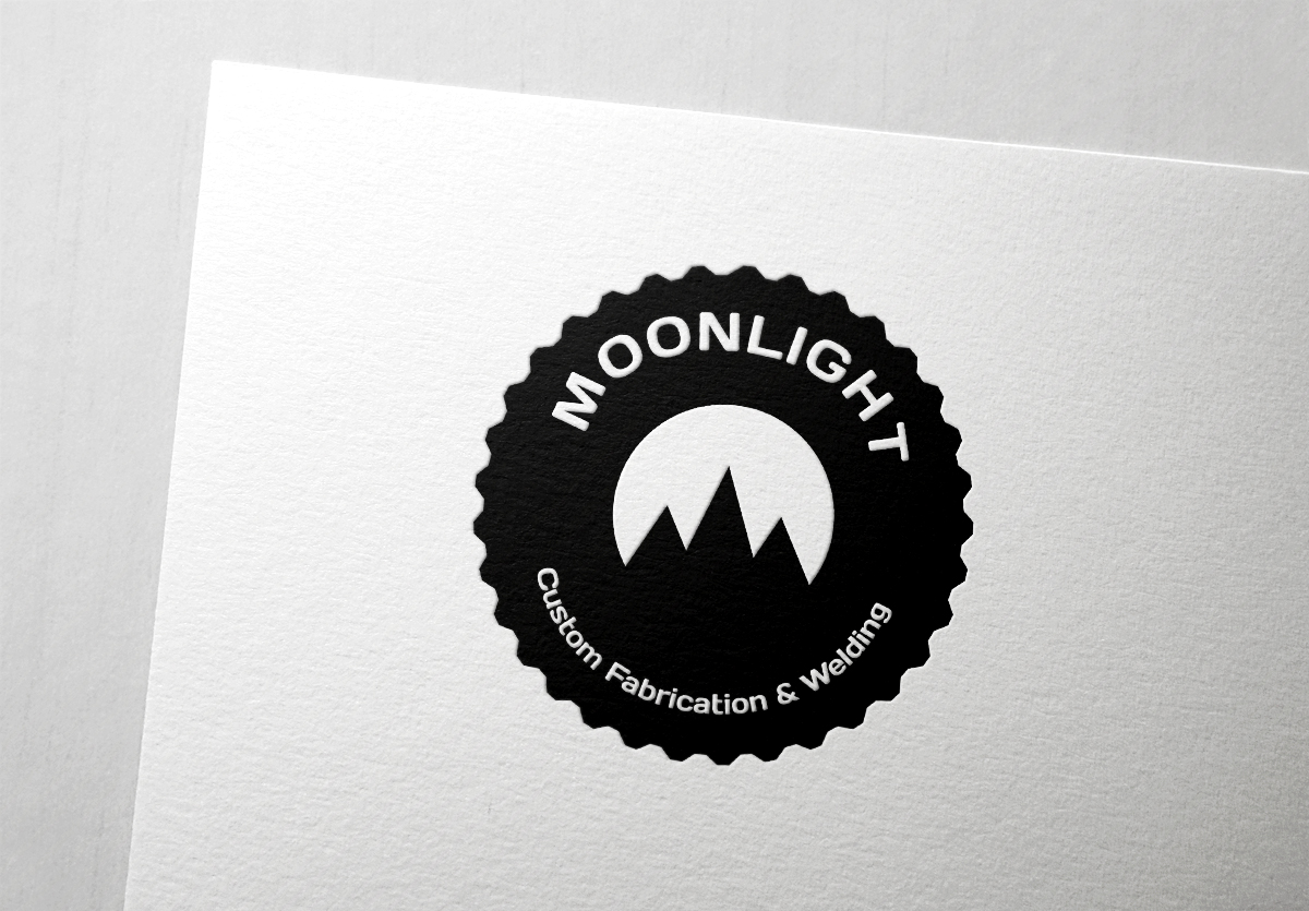 Logo Design by nvisiondesign.co.uk for Moonlight Custom Fabrication & Welding | Design #3919258
