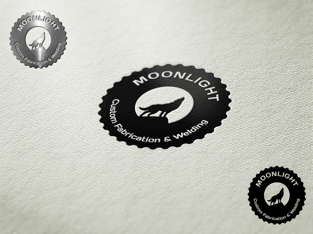 Logo Design by nvisiondesign.co.uk for Moonlight Custom Fabrication & Welding | Design #3926139