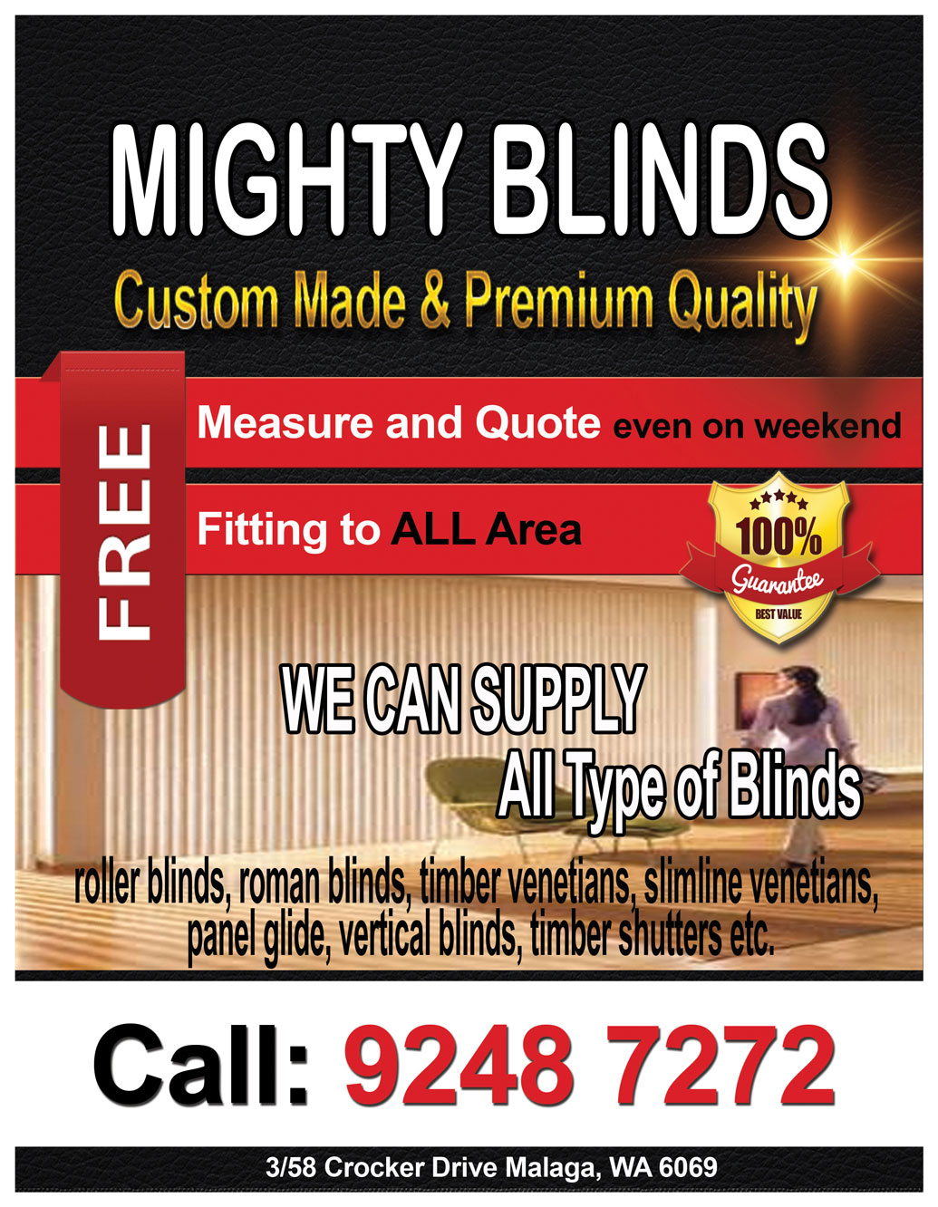 Flyer Design by premiumcovers for Mighty Blinds | Design #3925309