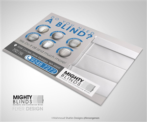 Diseño de Flyer por Mahmoud Shahin para Mighty Blinds | Diseño: #3954644