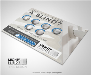 Diseño de Flyer por Mahmoud Shahin para Mighty Blinds | Diseño: #3954649